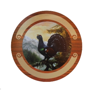 Ehrenscheibe Auerhahn 34cm
