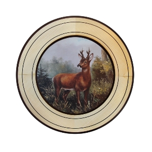 Ehrenscheibe Bock im Wechselrahmen 34cm