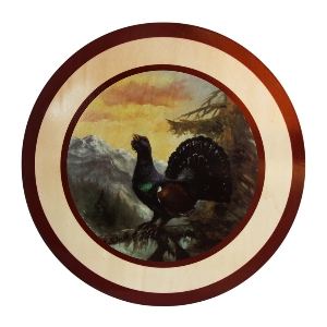 Ehrenscheibe Auerhahn 35cm