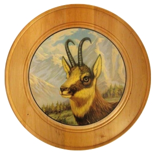 Rondelle d'honneur en bois massif Ø 60 cm