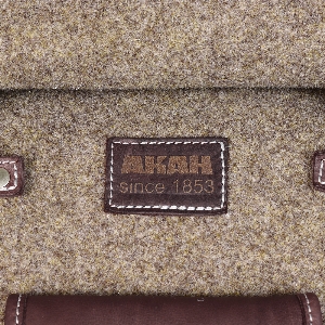 AKAH Rolltop-Rucksack aus Wollfilz und Olivenleder 5