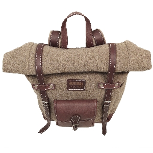 AKAH Rolltop-Rucksack aus Wollfilz und Olivenleder 8