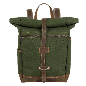 AKAH Rolltop-Rucksack aus Canvas 1