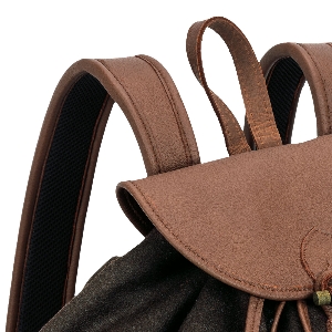AKAH Rucksack Loden de Luxe mit Elch-Leder 5