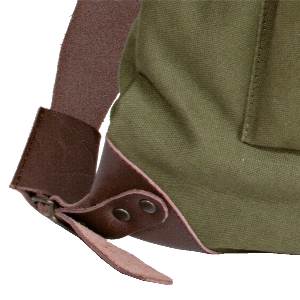 AKAH Canvas Rucksack lautlos 5