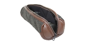 AKAH rifle scope bag loden elk leather 2