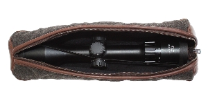 AKAH rifle scope bag loden elk leather 4