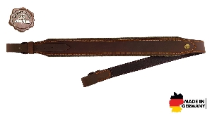AKAH Gewehrriemen Pull-up Leder mit Wollfilz