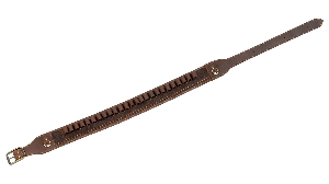 AKAH Patronengürtel Büffel-Leder mit Loden 2