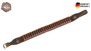 AKAH Patronengürtel Büffel-Leder