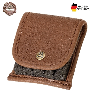 AKAH Patronenetui Elchleder mit Loden 1