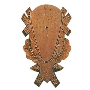 Geweihbrett für Rot- u. Damhirsch, 41x26 cm