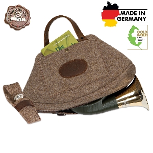 AKAH Wollfilz-Futteral für Fürst Pless-Horn