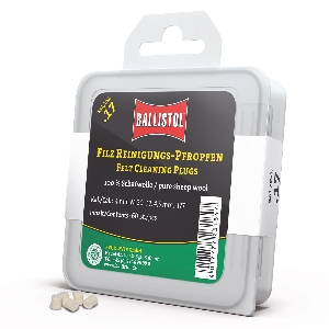 BALLISTOL Filz Reinigungs-Pfropfen Klassik Kal. .17 / 60 Stk.