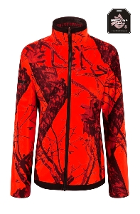 SHOOTERKING Softshell Jacket Ladies Mossy Blaze Orange Camo 3
