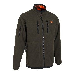 HOUSE OF HUNTING reversible fleece jacket CAMO BLAZE 6