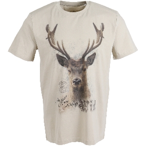 ALMTRACHT T-Shirt Mein Herz schlägt wild, sand 1