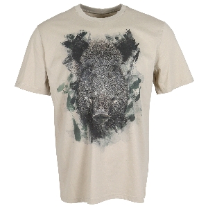 ALMTRACHT T-shirt sanglier, sable