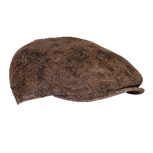 Flat cap men leather