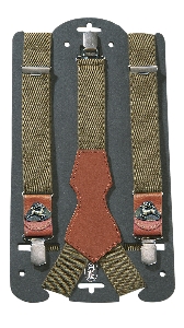 Hosenträger mit Leder Hirsch