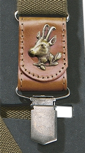 Hosenträger aus Leder Gams 2