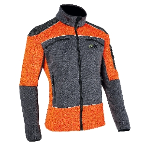 PSS X-treme Arctic Faserstrickjacke grau/orange 1