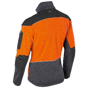 PSS X-treme Arctic Faserstrickjacke grau/orange 3