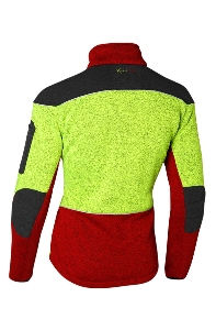 PSS X-treme Arctic fiber cardigan red/yellow 2