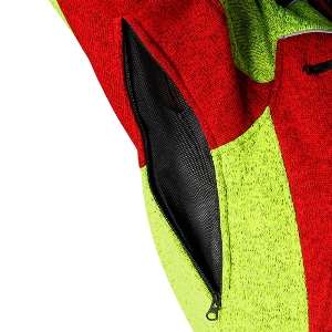 PSS X-treme Arctic fiber cardigan red/yellow 3