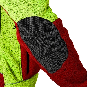 PSS X-treme Arctic fiber cardigan red/yellow 4