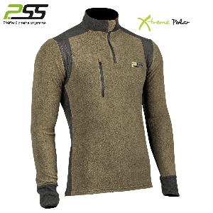 PSS X-treme Polar Fleeceshirt grün/schwarz 1