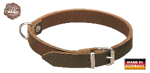 AKAH Halsband genietet aus Sattelleder 1