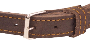 AKAH Halsband genietet aus Ölleder 2