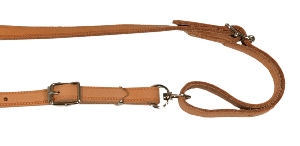 AKAH Umhängeleine aus Fahlleder 14 mm breit 3