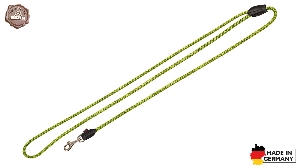 AKAH Umhängeleine Dog Rope Stahlblau-Neongelb 1