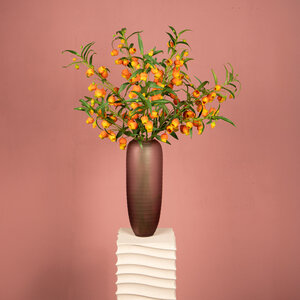Lily Flower Orange Chinese lantern branch 2
