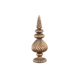 Diala Gold Zementstatue mit Wirbelmuster