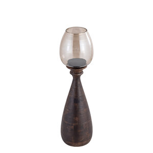 Midi Brown Mango Wood Stormlight Gloss Glass S 2