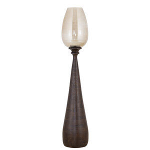 Midi Brown Mango Wood Stormlight Gloss Glass L 1