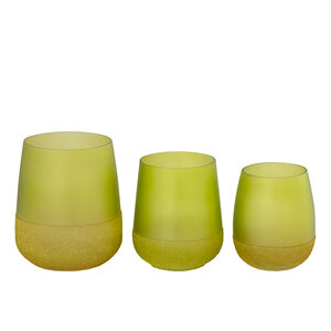 Marcy Green Glass Stormlight round rough base XS 3