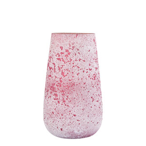 Marcy Pink Verre Stormlight forme ronde grossière M 4