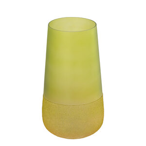 Marcy Green glass storm light round rough base L 1