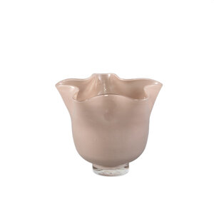 Macarena brown glass round Stormlight wavy 1