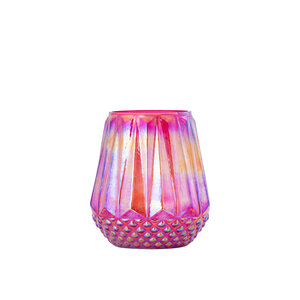 Ludovic Pink ribbed glass Stormlight oil-like look S 1