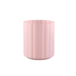 Giulianna Pink gespritztes Glas Stormlight gerippt