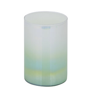 Darcy Mint Green round glass hurricane lantern Ombre L 3
