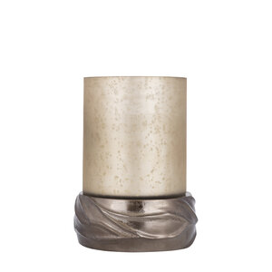 Alyah brass cast aluminum Stormlight W white glass S 1