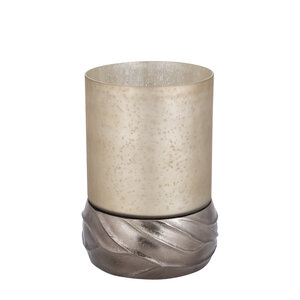 Alyah brass cast aluminum stormlight with beige glass L 3