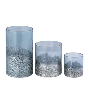 Suzal Grey Glass Stormlight Half Spheres S 2