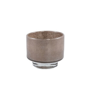 Josiah Brown glass tealight holder on base S 1